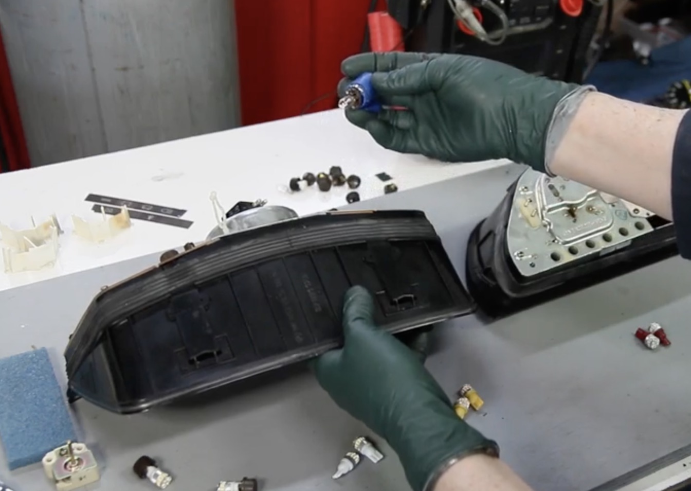 W123 W126 Rapid Instrument Cluster Light Build Change Procedure On